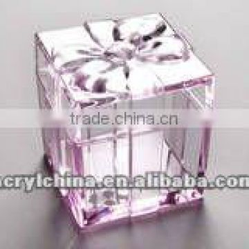 acrylic gift box or clear gift box or gift display box wedding products