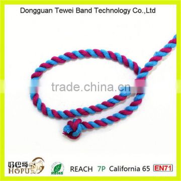 Colorful twisted rope,color changing rope