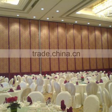 aluminium movable partition wall and operable partition wall acoustic movable partition for restaurant