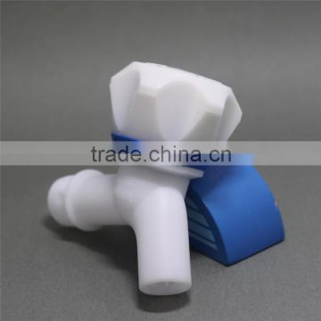 white + blue pump water supply Plastic Faucet with botton price