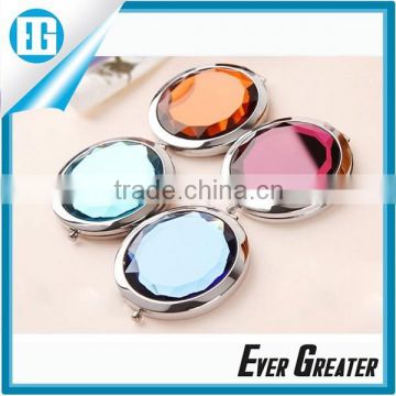 The small metal hand held mirrors wholesale small metal pocket mirror