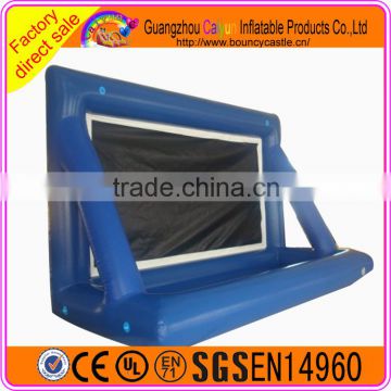 Commercial Used Inflatable Blue Movie Screen for sale