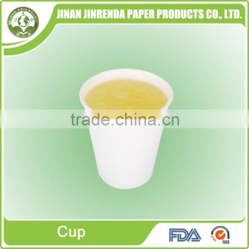 Disposable sugarcane cup for coffee or tea
