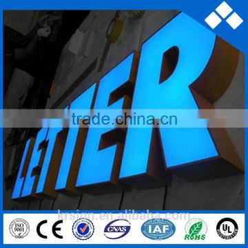 Acrylic Materia advertising light letters sign and led channel letter signs manufacturer