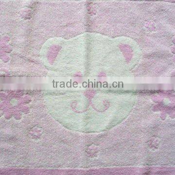 yarn dyed cotton jacquard floor towel