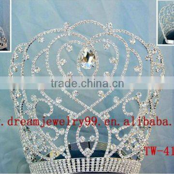 high quality tall rhinestone queens crown