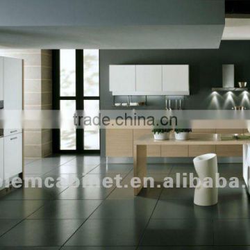 Pure white Melamine kitchen cabinets
