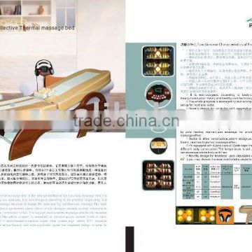 AYJ-08B multifunction far infrared thermal jade massage bed for full body with MP3 and auto lift