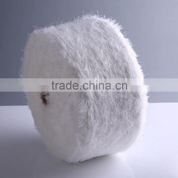 factory supply wholesale nylon eyelash feather yarn for sweater