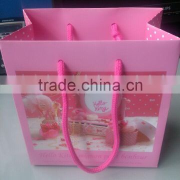 carton gift paper bag with handle