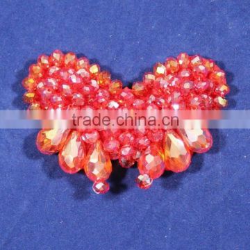 Wholesale shoe accessory,heart shape shoes buckles and accessories