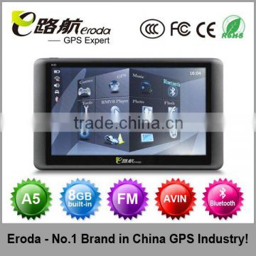 Touch Screen 7" High resolution TFT LCD monitor 800*480 pixels gps navigation