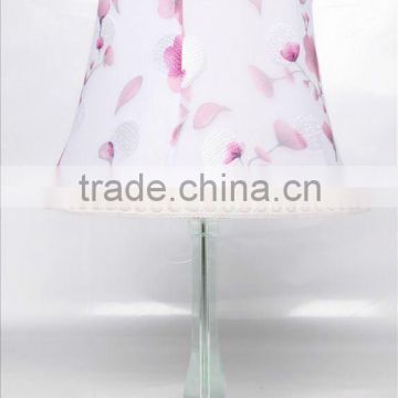 beautiful pink crystal table lamp