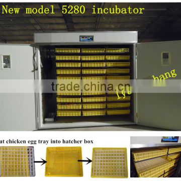 new type 5280 chicken incubator with CE,setter&hatcher combined egg incubator from lydia