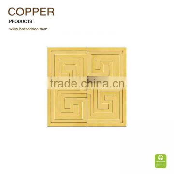 Interior decoration BT2020-58 decorative brass tiles