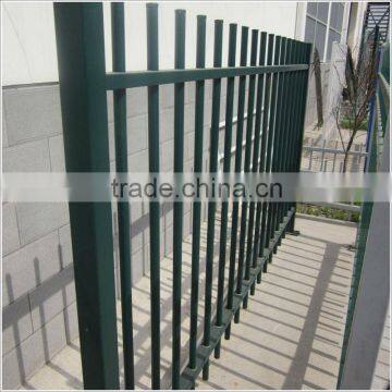 Pipe picket steel fence