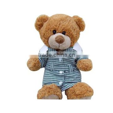 Popular Cute plush Bear toy ,plush teddy bear with fashion cloths