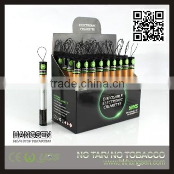 2014 top selling Hangsen 500 puffs D6 disposable electronic cigarette pen starter kit