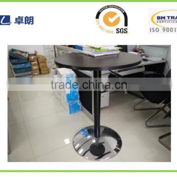 Black cofe table with height adjust by pneumatic