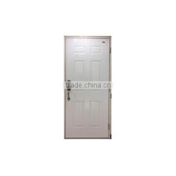 HOT SALES Home Stainless steel security door, Saftey Steel Security Door Design 6 panel steel Door with wooden frameJX-M01