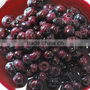 Canned blueberry in light syrup