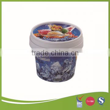 IML plastic 125ml plastic ice cream cup