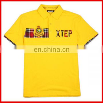 2013 Runtowell professional sports shirt polo / color combination polo shirt / sports polo shirt