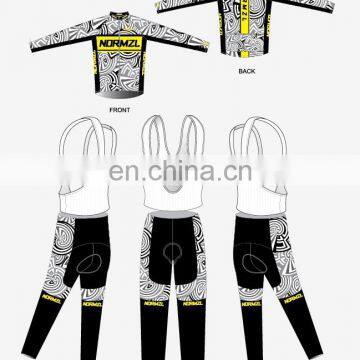 OEM Custom Sublimation club cycling jersey set high performance used cycling jersey