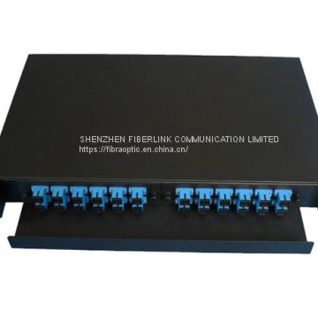 Fiber Optic Patch Panel ODF Box for Rack Mount Cabinet