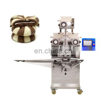 PLC Touch screen two stuffed cookies encrusting machine