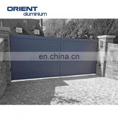 Black Powder Coated Aluminium Profile for Aluminium Sliding Gate