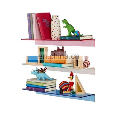 Custom Wall Mounted Acrylic Book Shelf