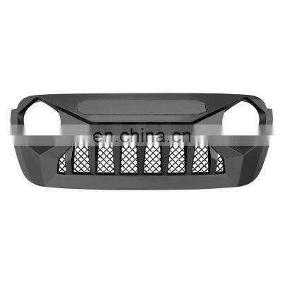 Grille For Jeep Wrangler JL/ 2018-2021 For Jeep Gladiator JT 2018-2019 ABS Demon Style