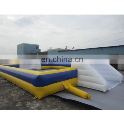 Customize inflatable 3v3 street inflatable soap soccer field pitch for sale