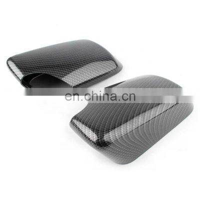 Door Rearview Mirror Cover Carbon Fiber Style 5116 8238 375 51168238375 5116 8238 376 51168238376 For BMW E46 98-05