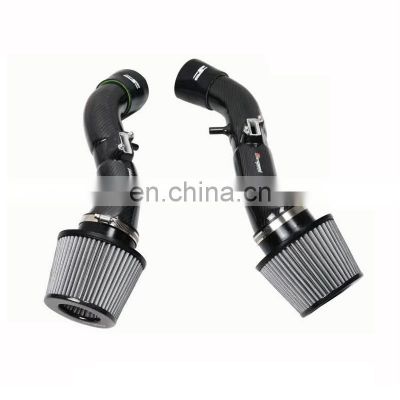 Factory Hot Selling Design Car Modified Carbon Fiber Cold Air Intake System Intake Kit for Nissan 370Z 3.7L