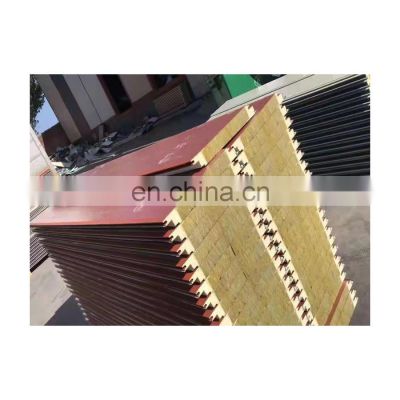 Rock wool rock wool construction building materials metal carved sandwich panel