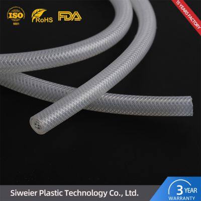 Reticulated Hose Explosion Proof Silicone Rubber Reinforced Braided Fiber Hose Tubes