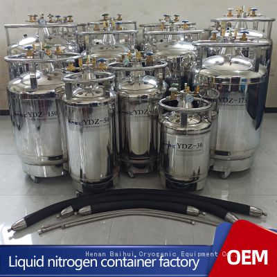 ln2 Self-pressurized container dewar factory trolley low pressure tank liquid nitrogen pipe 50l