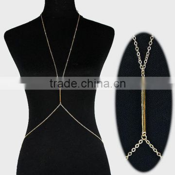 Simple Chain Body Chain, Bohemian Beach Body Chain Beach Jewelry