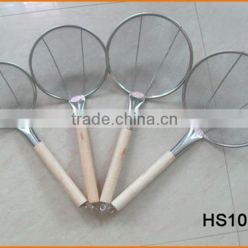 HS1011 Wood Handle Mesh Strainer 16cm~22cm