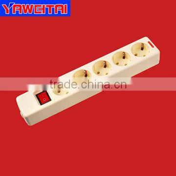 5 gang extension socket with switch/multiple socket with grounding