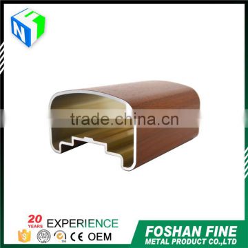 Alibaba china electrophoretic and Fluorocarbon wood grain aluminum extrusion corner