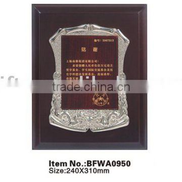 Plaque wood&Plastic frame:BFWA0950--