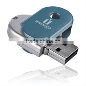 High Speed Plastic Mini Swivel USB with Logo Printing For Promotion