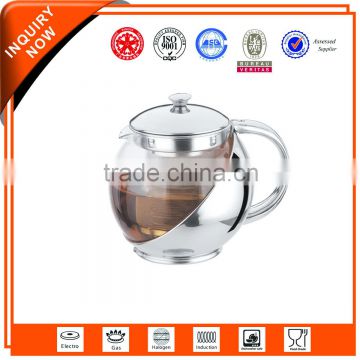 best stainless steel and glass tea kettle