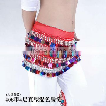 SWEGAL Belly dance Costume belly dance scaf hip scarf coin scarf SGBDW13042