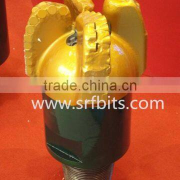 4 or 5 blades steel body PDC bit for water well drilling