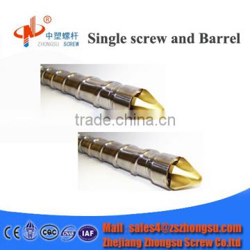 rubber screw barrel design for exhaust type for plastic /rubber machine