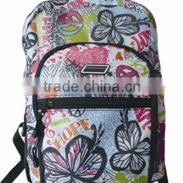 Fashion printing ladies leisure shopping backpack